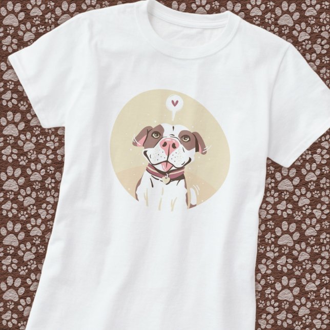 Cute Pit Bull T-Shirt (Creator Uploaded)