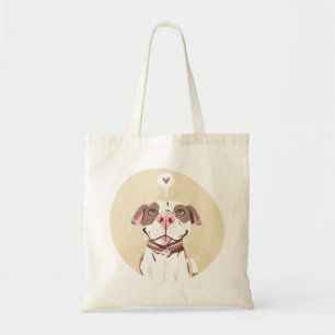 Cute Pit Bull Tote Bag
