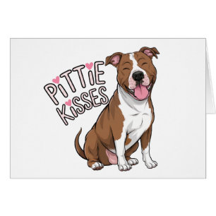 Cute Pitbull Kisses Dog Love Pittie Pit Bull