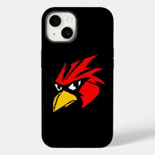 Cute pixeled bird face drawstring bag hand sanitiz Case-Mate iPhone 14 case