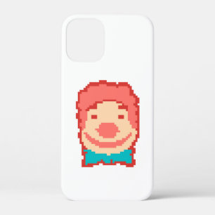 Cute pixeled clown face  iPhone 12 mini case