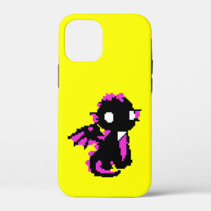 Cute pixeled dragon baby iPhone 12 mini case