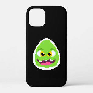 Cute  pixeled egg monster coffee mug drawstring ba iPhone 12 mini case