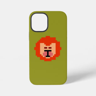 Cute pixeled lion face  iPhone 12 mini case