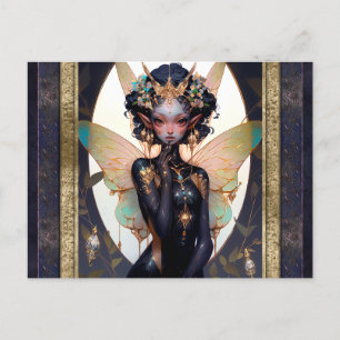 Cute Pixie Fairy Girl Fantasy Art Postcard
