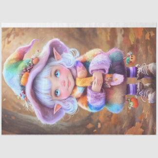 Cute Pixie Pastel Colors Tissue Paper