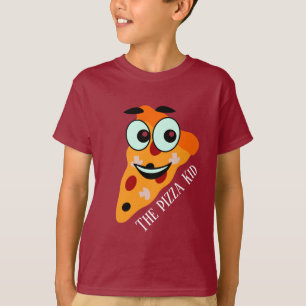 cute pizza kid add text T-Shirt