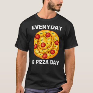 Cute Pizza Roll For Men Women Pizza Snack Food T-Shirt