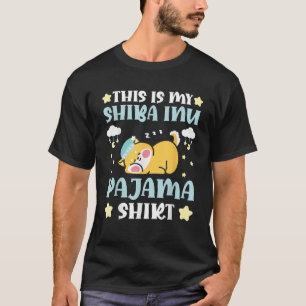 Cute PJ Teen Boys PJs Girls PJs Funny PJ My Shiba T-Shirt