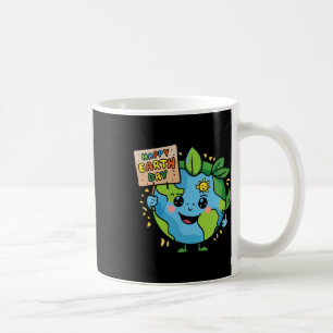 Cute Planet Earth Saying Happy Earth Day 3 Coffee Mug