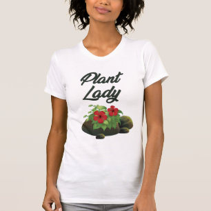 Cute Plant Lady Garden T-Shirt
