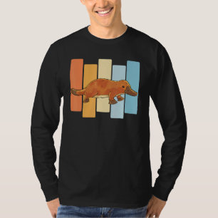 Cute Platypus Outback Animal Retro Aussie Austral T-Shirt
