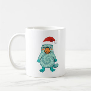 Cute Platypus Santa Mug Design