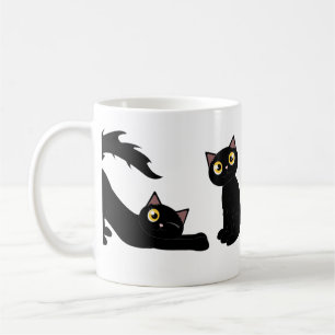 Cute Playful Black Cat Series Coffee Mug