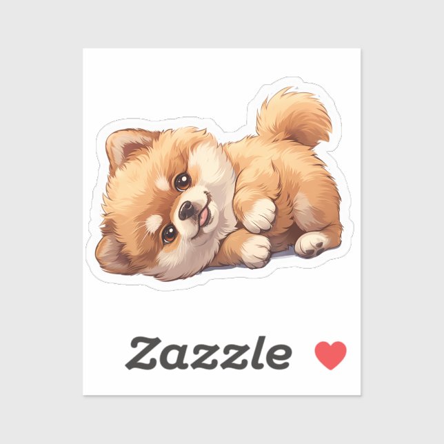 Cute, Playful Pomeranian (Sheet)
