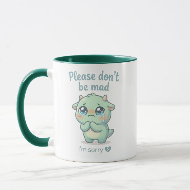 Cute “Please Don’t Be Mad” Apology Gift Mug (Left)