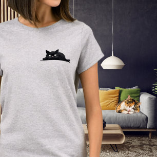 Cute Pocket Cat T-Shirt