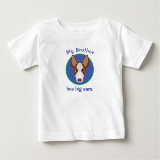 Cute Podenco Dog Cartoon Baby T-Shirt