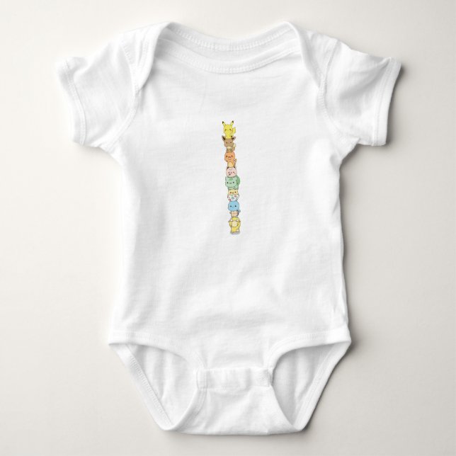 Cute Pokémon Baby Bodysuit, Pokemon Bodysuit (Front)