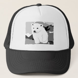 Cute Polar bear art gifts and accessories Trucker Hat