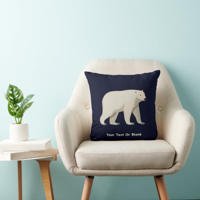 Cute Polar Bear Cushion (Chair)