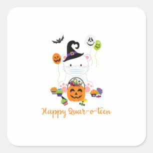Cute Polar Bear For Animal Lovers Square Sticker