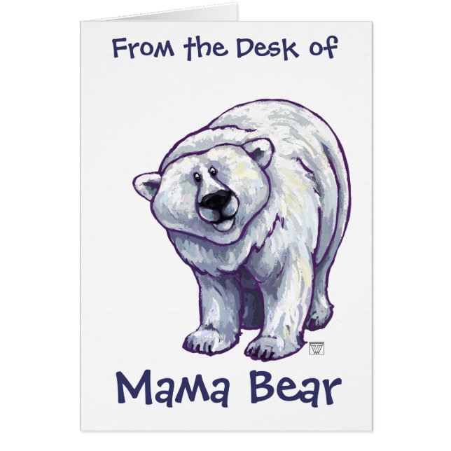 Cute Polar Bear for Mum (Front)