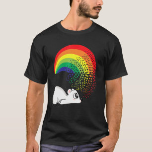 Cute Polar Bear  Lgbtqia Stuff For Teens Rainbow H T-Shirt