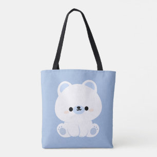 Cute Polar Bear Tote Bag
