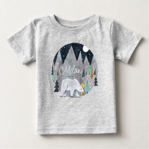 Cute Polar Bear Winter  Baby T-Shirt