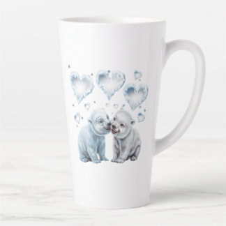 Cute Polar Bears Latte Mug