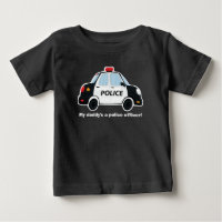 Cute Police Car T-Shirt - Baby - Toddler - Kids