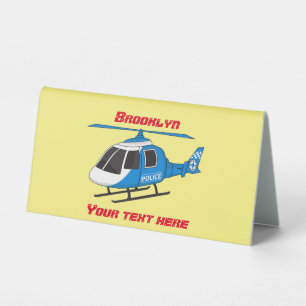 Cute police department helicopter chopper cartoon 