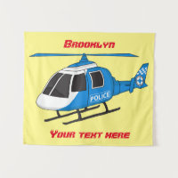 Cute police department helicopter chopper cartoon
