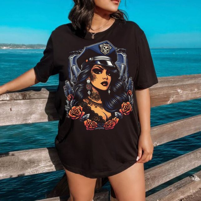 Cute Policewoman T-Shirt (Creator Uploaded)