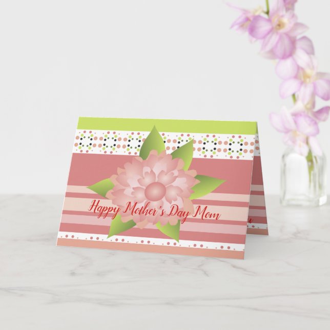 Cute Polka Dot Card (Orchid)