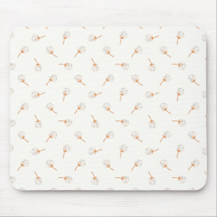 Cute Polka Dot Flower Pattern Mouse Pad