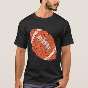 Cute Polka Dot Football American Dot Day T-Shirt