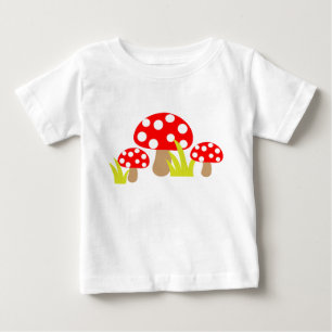 Cute Polka Dot Mushroom - Baby t-shirt