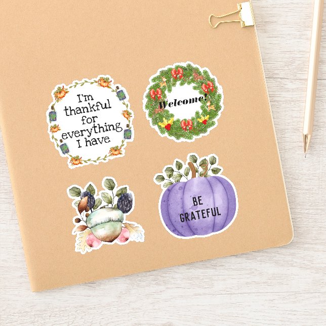 Cute Polka Dot Pumpkins Design (Notebook)
