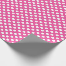 Cute Polka Dot Seamless Pattern on Pink Background