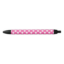 Cute Polka Dot Seamless Pattern on Pink