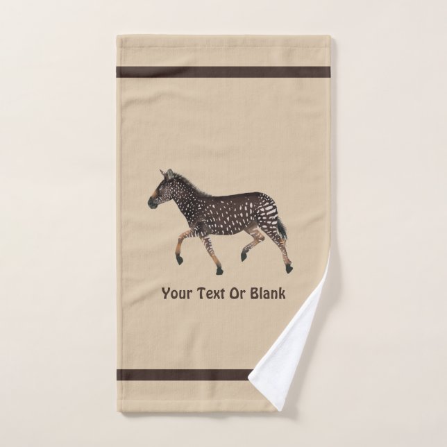 Cute Polka Dot Zebra Bath Towel Set (Hand Towel)