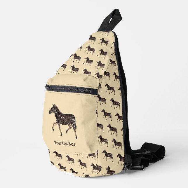 Cute Polka Dot Zebra Sling Bag (Right Corner)