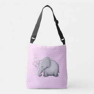 Cute Polka Dots Elephant Baby New Mum's Crossbody Bag