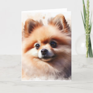 Cute Pomeranian Card