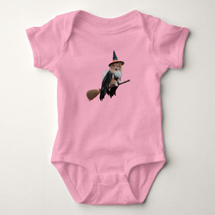 Cute Pomeranian Halloween Baby Bodysuit