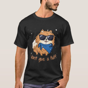 Cute Pomeranian Pom I Don T Give A Fluffy Active T-Shirt