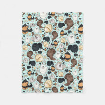 Cute Pomeranian Throw Blanket, Small