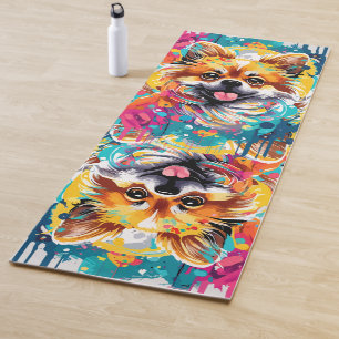 Cute Pomeranian Yoga Mat - Pomeranian Yoga Mats